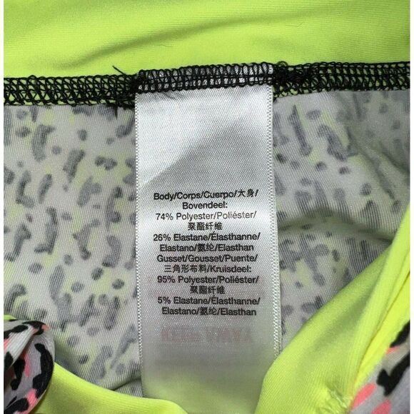 DKNY Sport Black Multicolor Confetti Print High Waist Leggings Womens Medium NWT - Picture 4 of 9